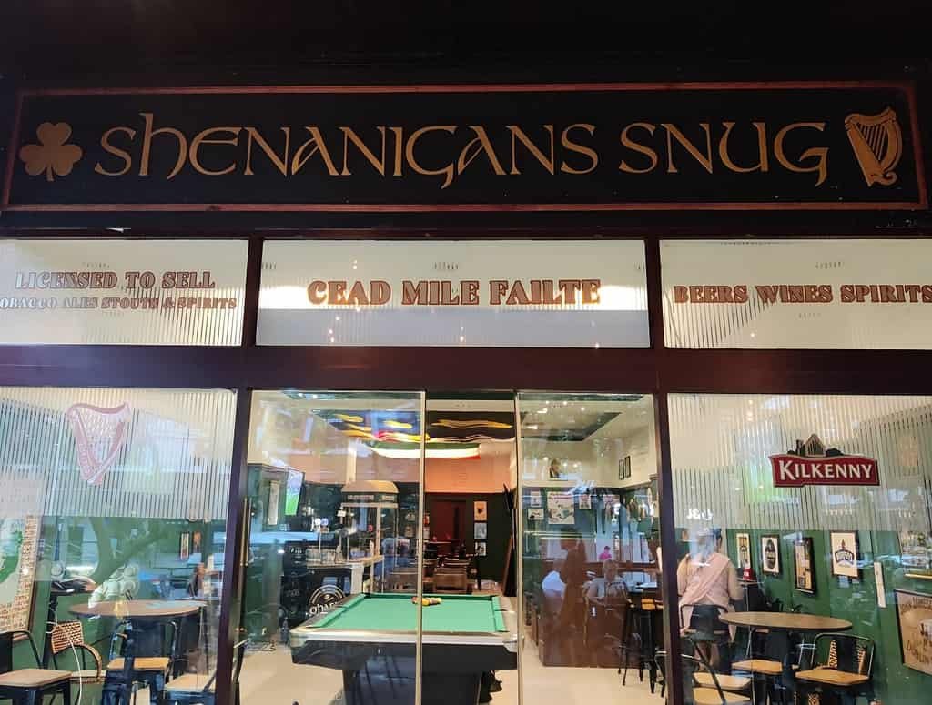 Shenanigans Irish Sportsbar & Restaurant in Bangkok Thailand