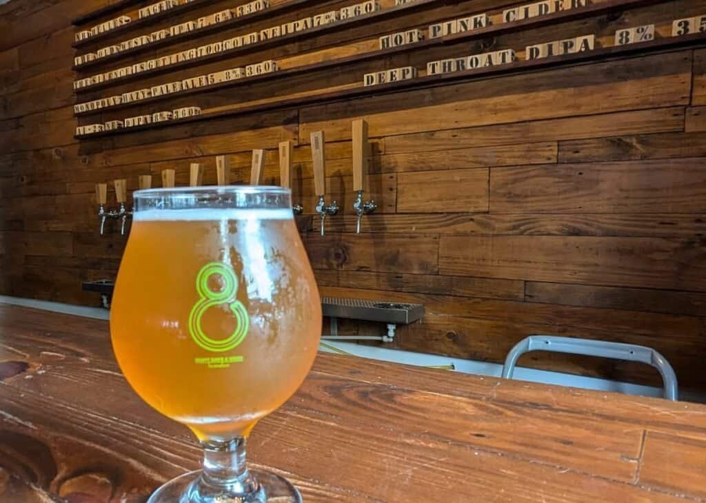 glass of beer at Eight Days a Week homebar, local craft beer, picture by Bangkok Beer Guide