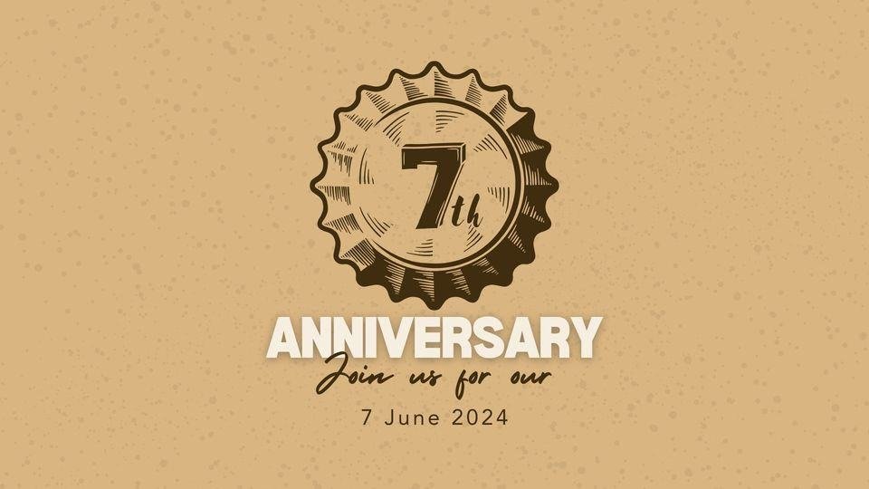 MASH craft beer bar 7th anniversary flyer in Bangkok Thailand