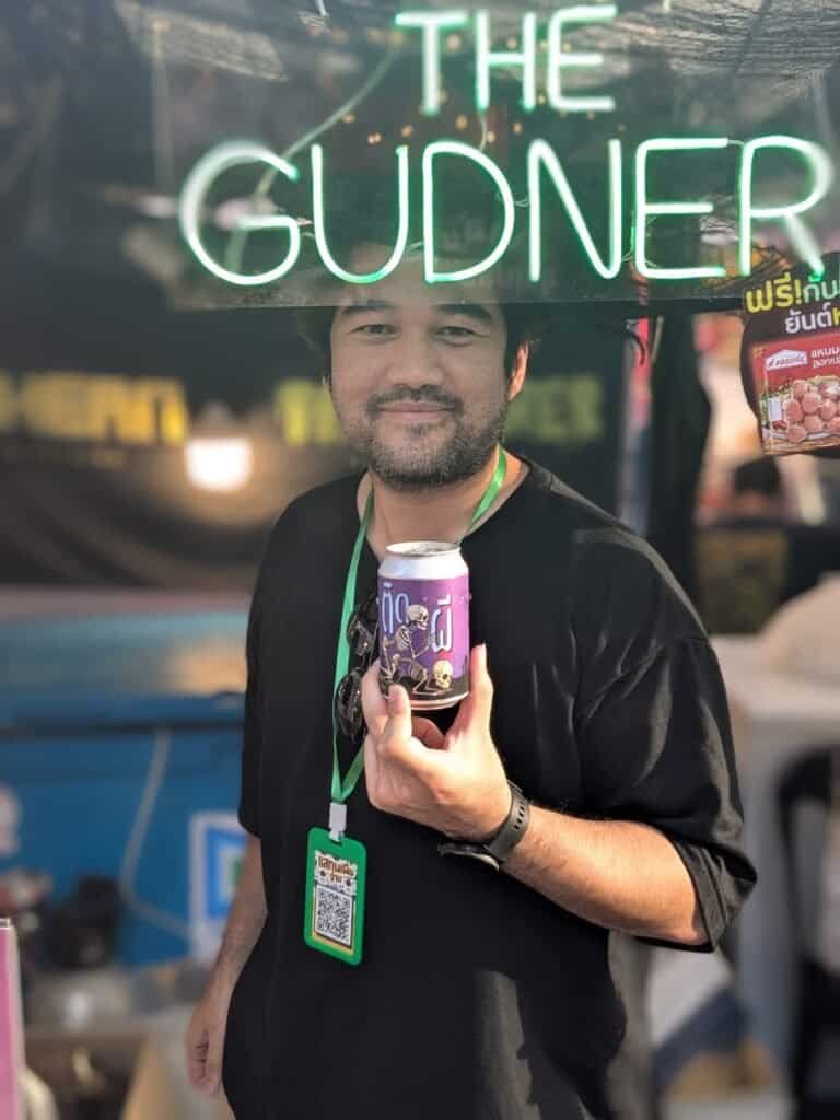 The Gudner Thai craft beer in Bangkok Thailand