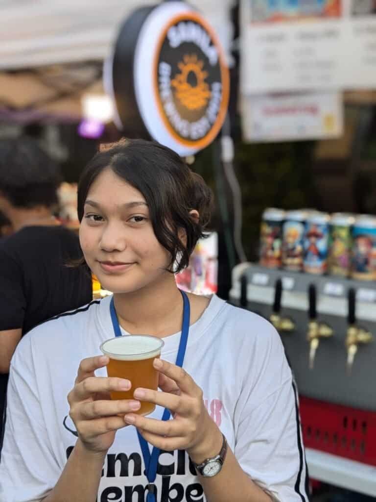 Samila Thai craft beer in Bangkok Thailand
