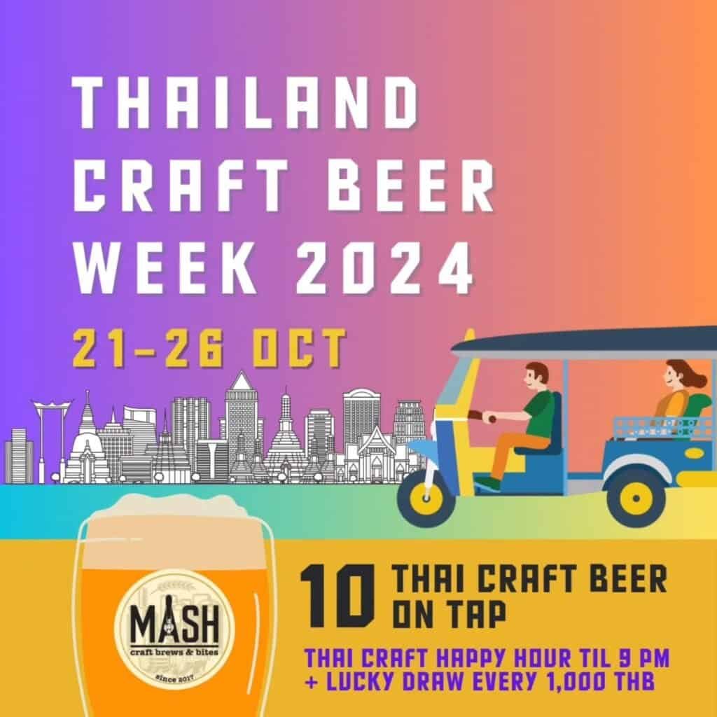 Thailand Craft Beer Week - Bangkok events - MASH bar