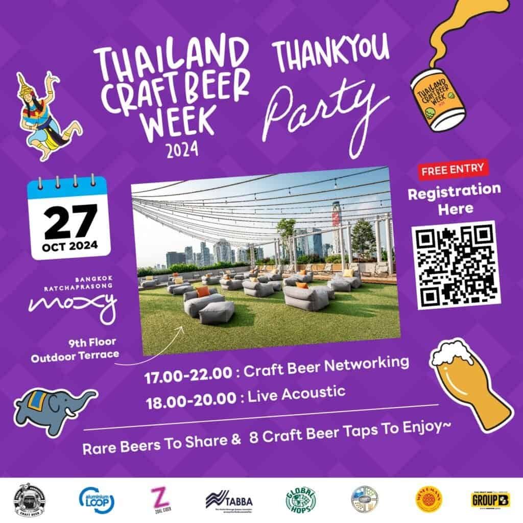 Thailand Craft Beer Week Thank you party