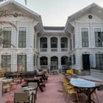 Colonial Building patio at Two Palms Taproom Bangkok Thailand