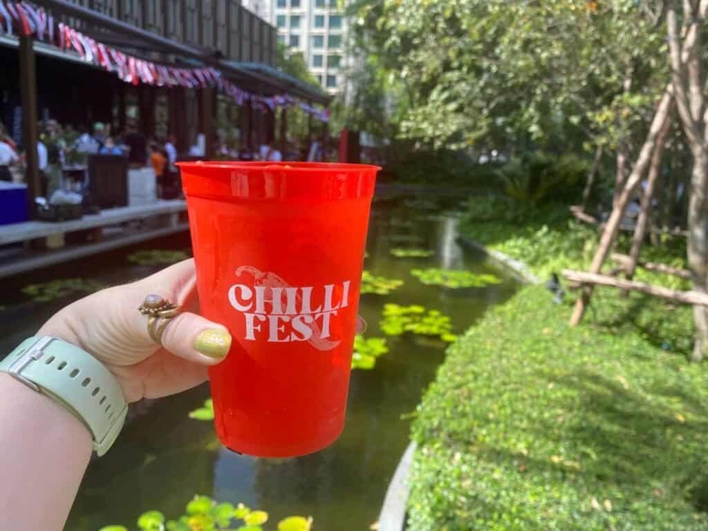 chilli fest cup at Chilli Fest 2025 in Bangkok Thailand; Kimpton Maa-Lai Hotel
