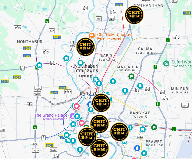 Chit Holes in Bangkok metroplex