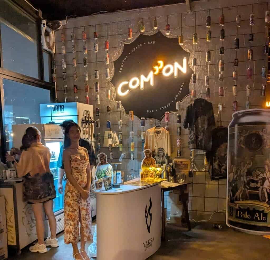 Com'On bar hosting a Yaksa beer event
