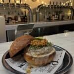 Burger at Mash Brews and Bites in Bangkok