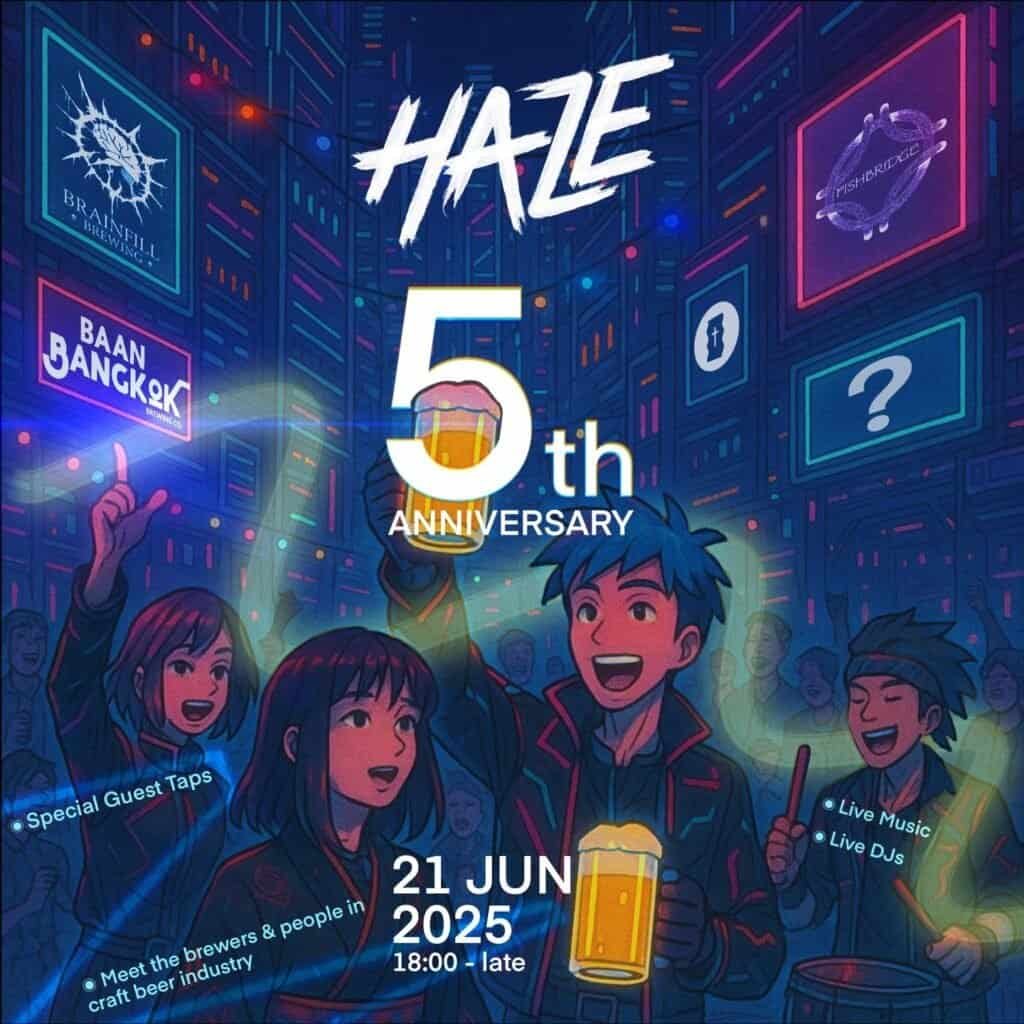 Haze bar 5th anniversary Bangkok 2025