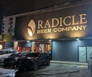 Radicle Beer Company outside entrance Bangkok Thailand
