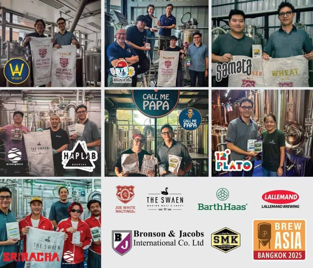 Big collaboration of Thai craft brewing in Bangkok Thailand