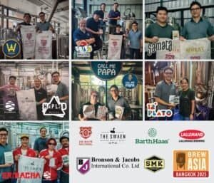 Big collaboration of Thai craft brewing in Bangkok Thailand